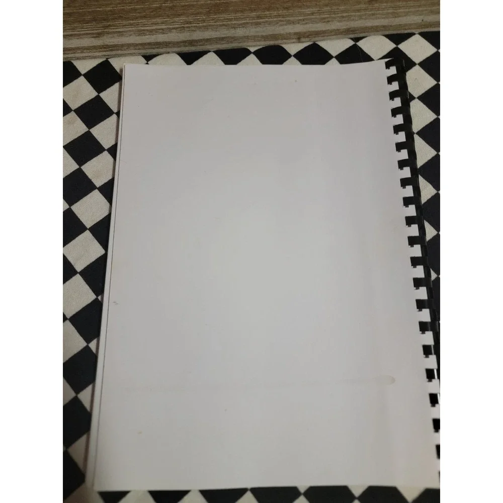 Vintage Dutch Indonesian Chinese Recipe Cookbook Spiral Bound Handwritten...